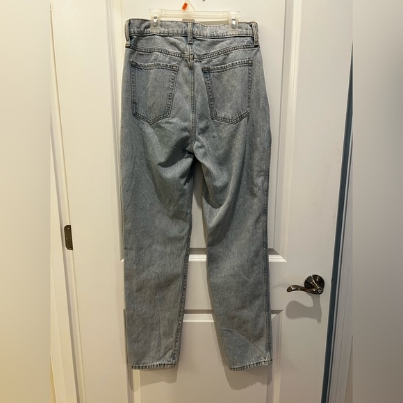 Banana Republic High Rise Light Wash Curvy Straight Leg Jeans Size 28 - Picture 6 of 11